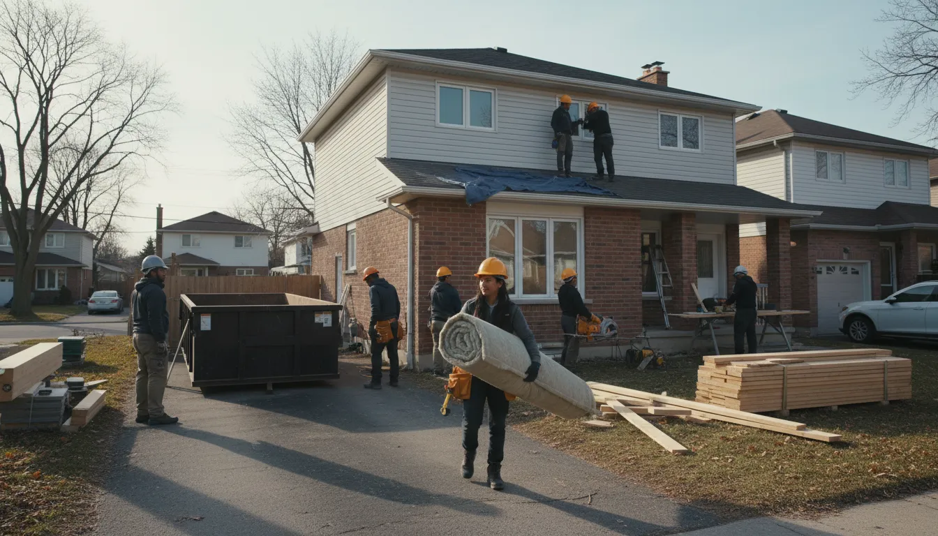 Renovation work in King Township, built for estate and rural properties